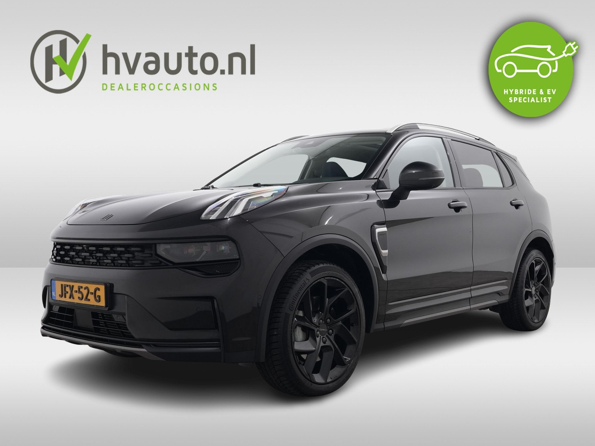 Lynk & Co 01 1.5 PHEV 262PK BLACK EDITION AUT7 SOH 96,22% |, Stof, Zwart, Plug-in hybride, Bedrijf