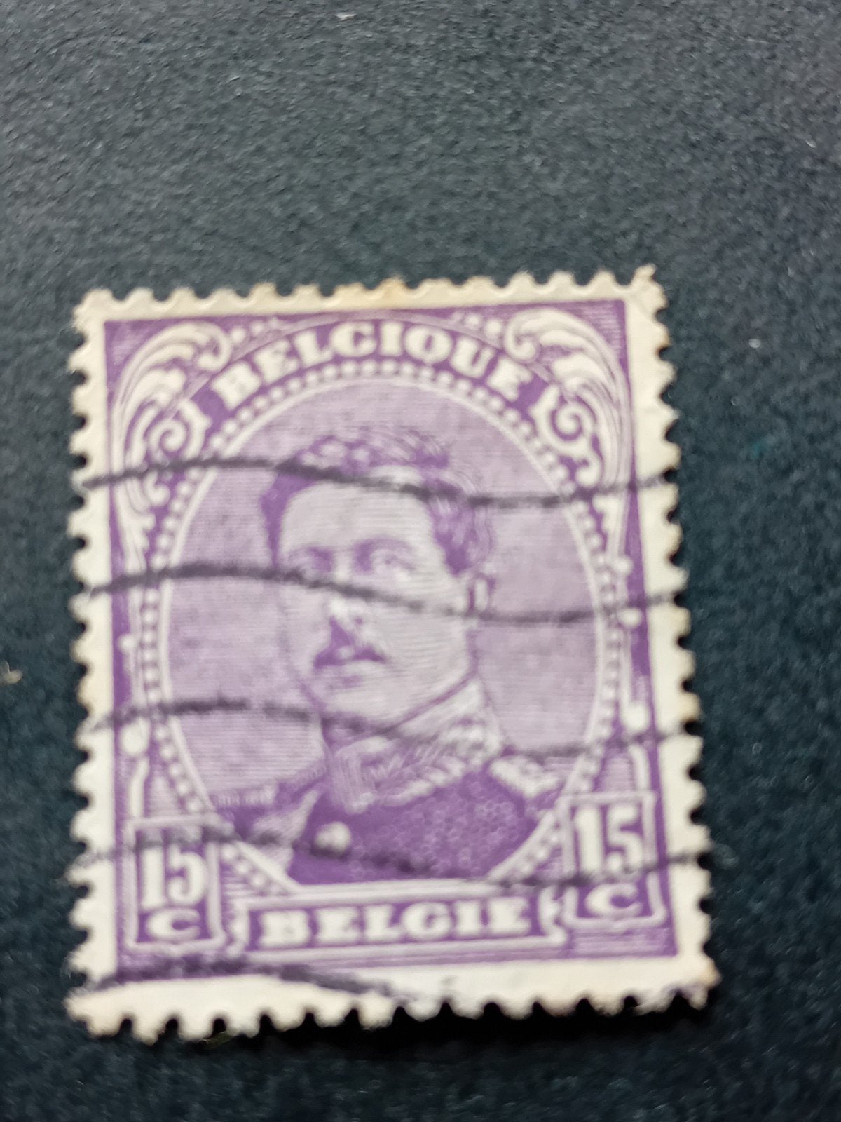Belgische postzegel Leopold II 15c gestempeld, Ophalen of Verzenden