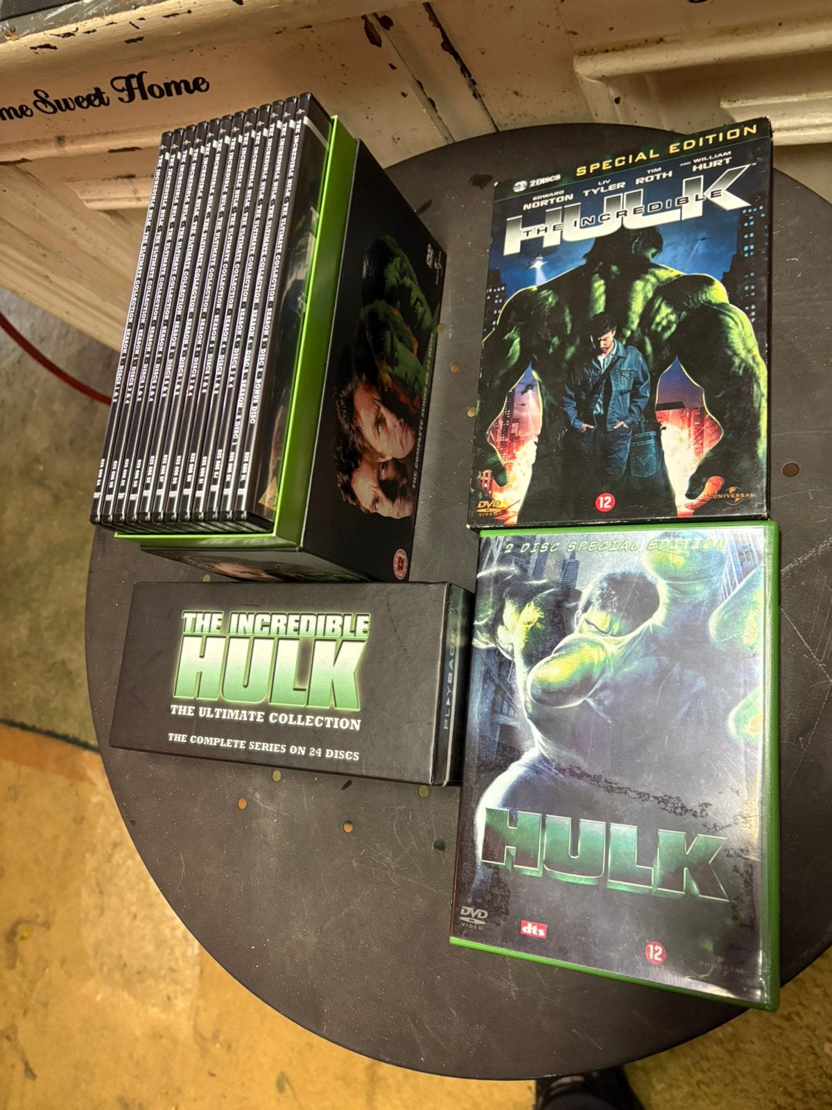 Dvd box + 2 dvd’s van de hulk, Cd's en Dvd's, Alle leeftijden, Ophalen of Verzenden, Zo goed als nieuw