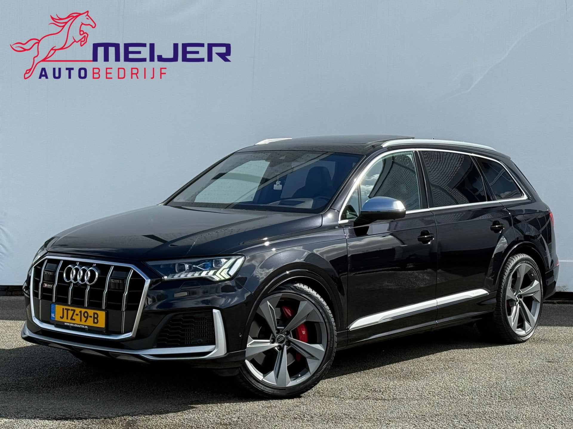 Audi Q7 4.0 TDI SQ7 quattro 7 persoons|4Wielsturing|LED|Nach, Auto's, Audi, 435 pk, Gebruikt, 7 stoelen, Zwart