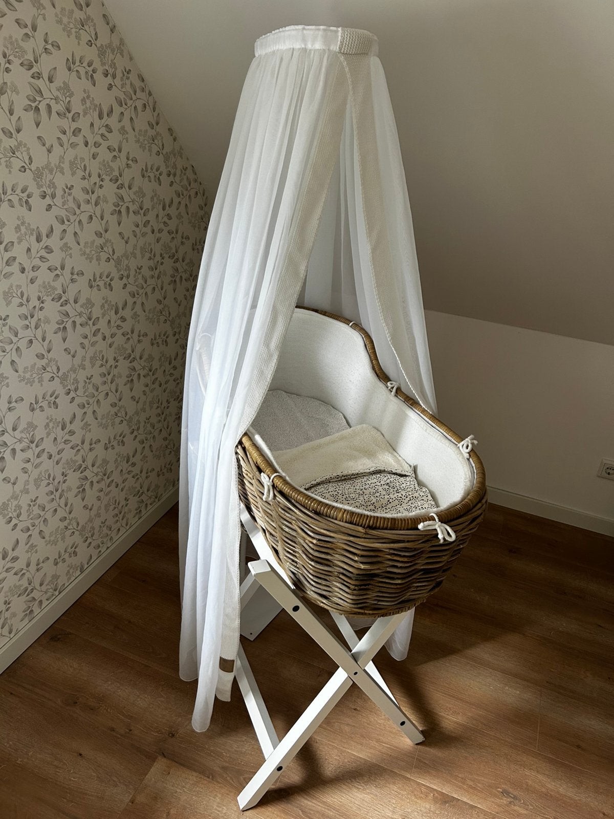 Kidsmill rotan wieg, Kinderen en Baby's, Babywiegjes en Ledikanten, Ophalen, Gebruikt, Wieg