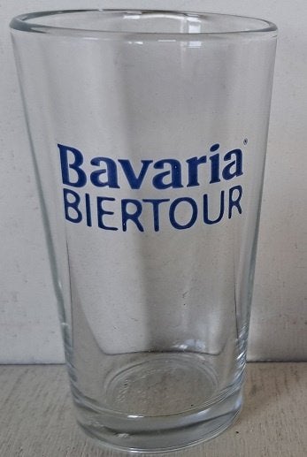 Bavaria Biertour proefglaasje met 2 potloden, Verzamelen, Biermerken, Ophalen of Verzenden, Zo goed als nieuw, Glas of Glazen