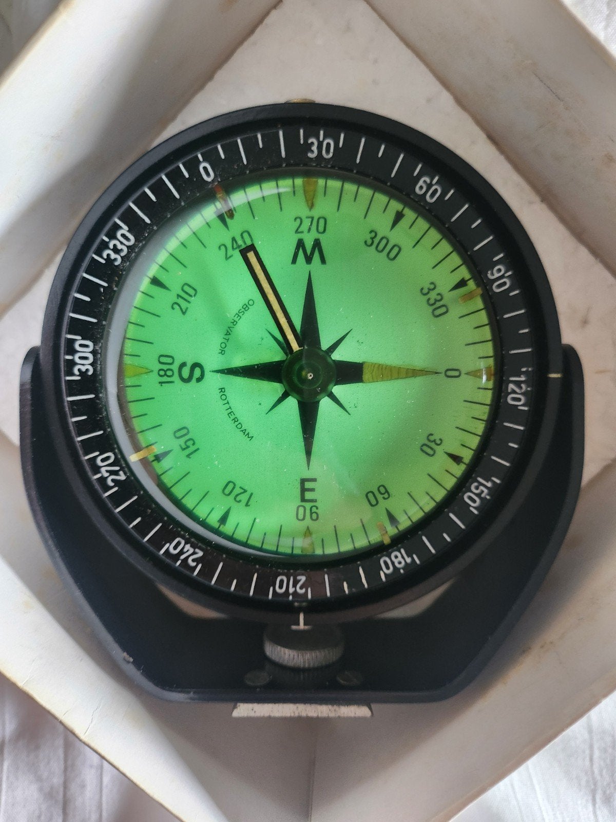 Suunto K-12 Navigatie Kompas - Vintage Marine Kompas, Ophalen of Verzenden, Gps of Kompas