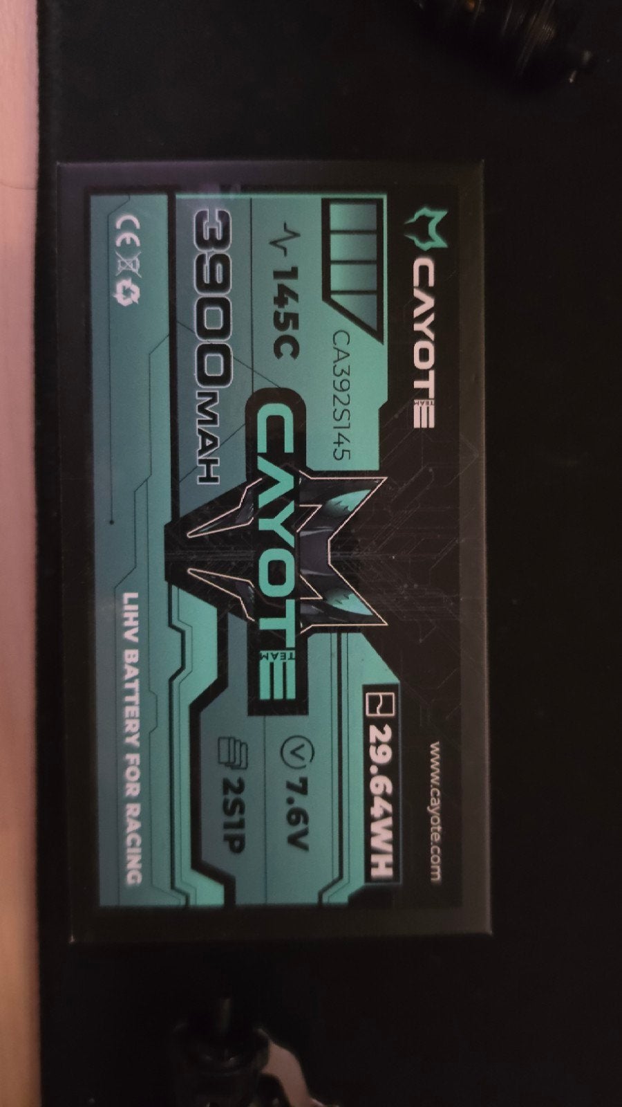 Cayote 3900Mah 2S Accu, Elektro, Ophalen of Verzenden, Zo goed als nieuw, Schaal 1:10