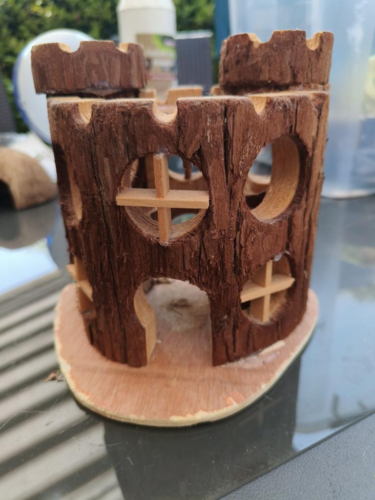 Houten kasteel voor hamster of muis., Ophalen of Verzenden