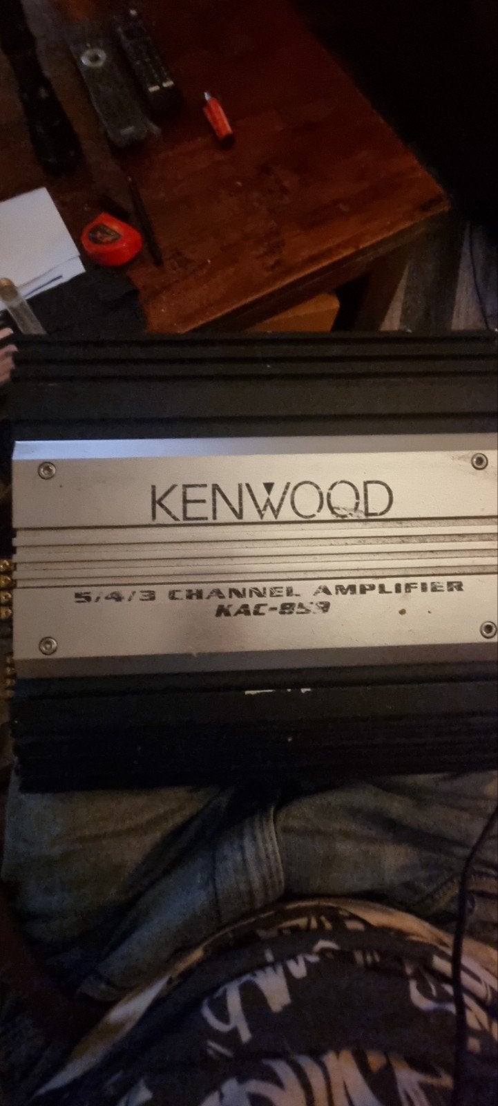 Kenwood Amplelifer, Ophalen, Gebruikt