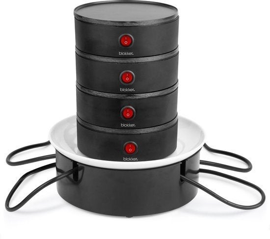 Blokker 4 in 1 gourmet set - Nieuw, 4 t/m 7 personen, Nieuw, Ophalen of Verzenden, Blokker