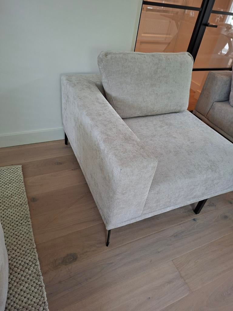 Te koop banken 2 stuks., Ophalen of Verzenden, Zo goed als nieuw, 75 tot 100 cm
