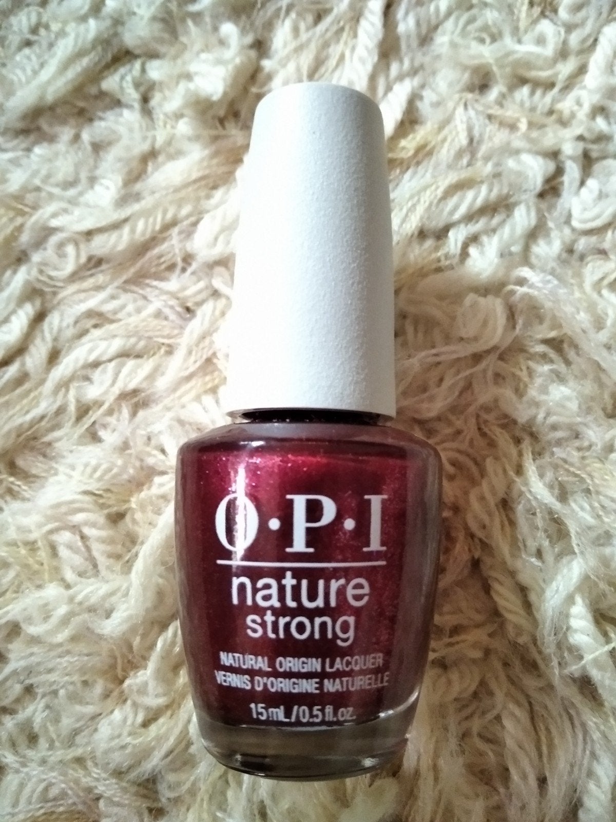 O. P. I. nagellak, diep rood. Met natuurlijke ingrediënten., Gebruikt, Ophalen of Verzenden, Rood, Handen en Nagels
