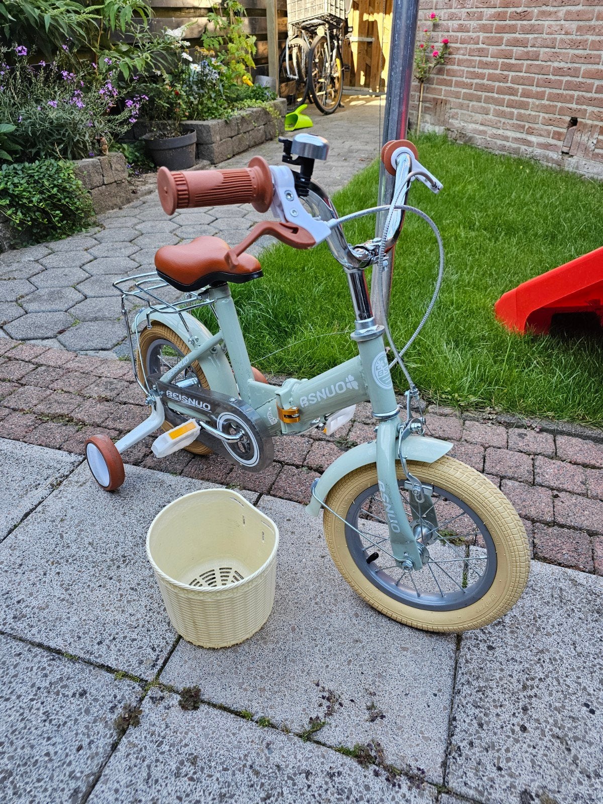 kinderfiets met zijwielen, Ophalen of Verzenden, Gebruikt, Minder dan 16 inch, Zijwieltjes