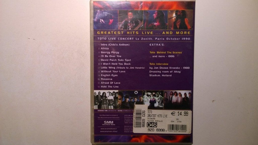Toto - Greatest Hits Live... And More (DVD), Alle leeftijden, Ophalen of Verzenden, Zo goed als nieuw, Concert