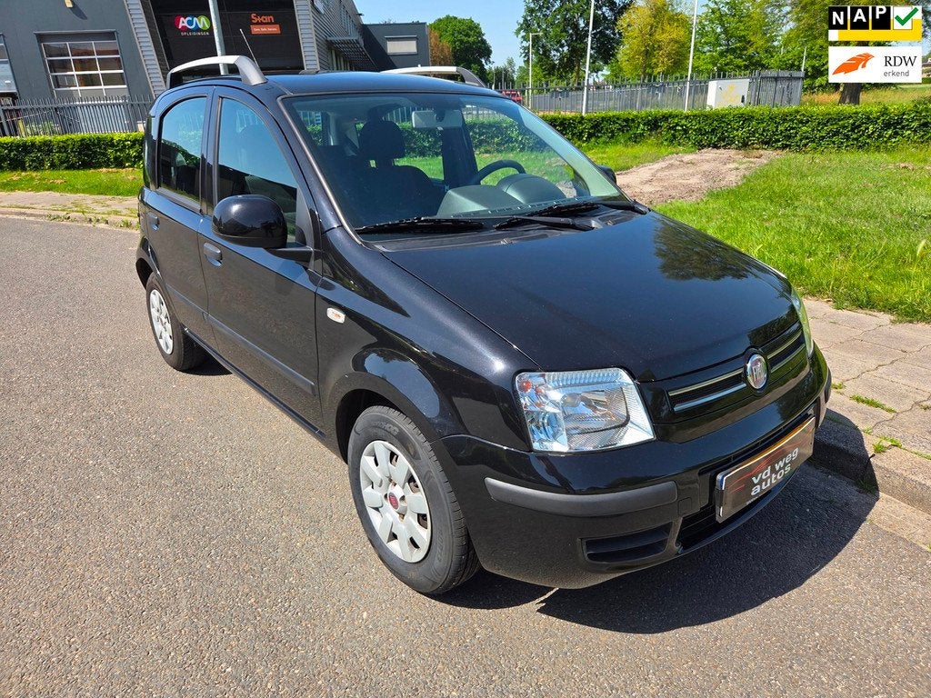 Fiat Panda 1.2 Edizione Cool airco 118079km nap, Euro 5, Gebruikt, 1242 cc, Zwart
