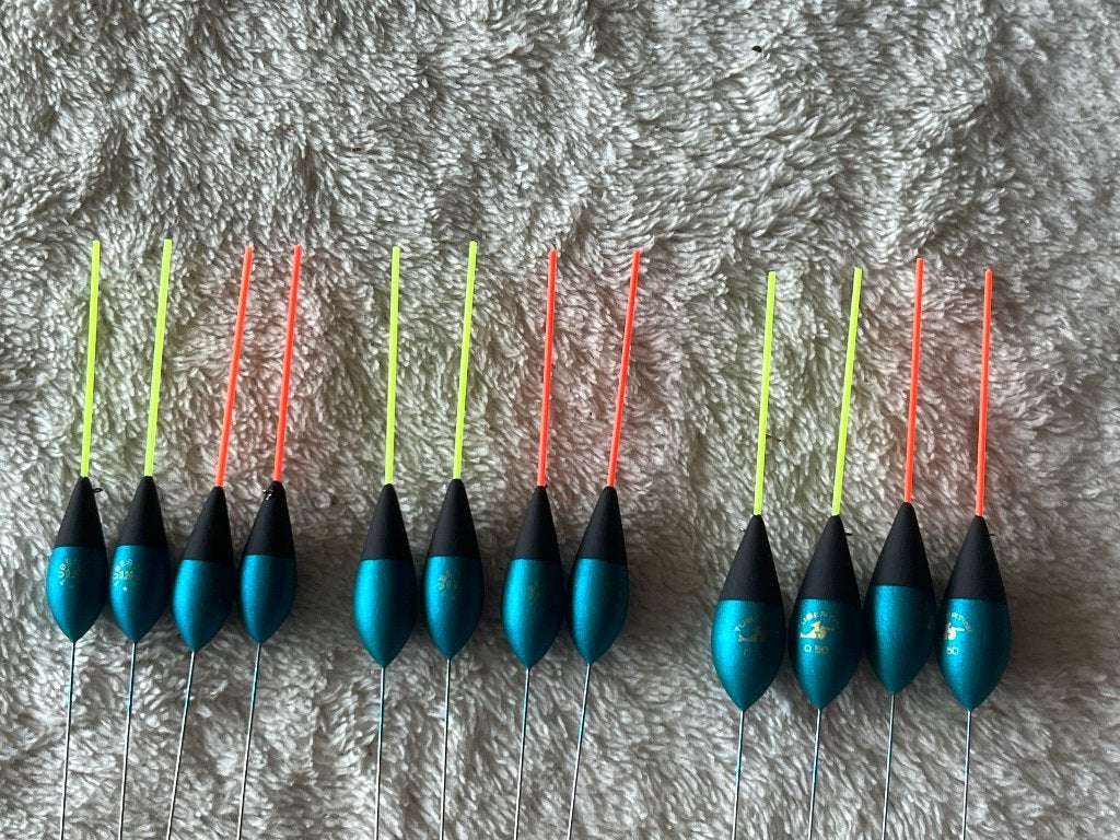 adv 63 / NIEUW serie 12 dobbers TUBERTINI, Ophalen of Verzenden, Gebruikt, Overige typen
