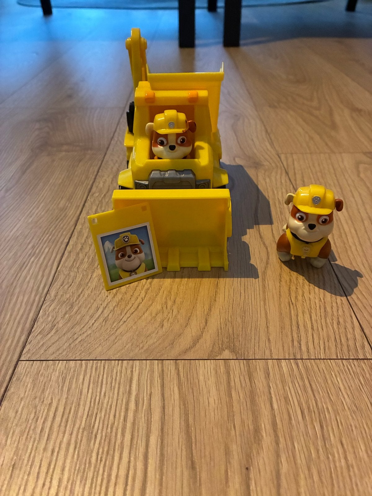 Paw Patrol Rubble's Bulldozer met 2 figuren, Ophalen of Verzenden, Gebruikt