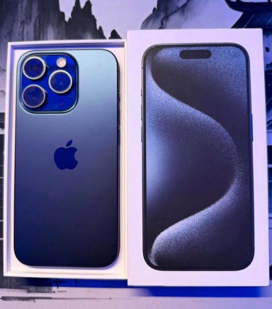 iPhone 15 pro VERKOCHT, Telecommunicatie, Mobiele telefoons | Apple iPhone, 128 GB, Blauw, Ophalen of Verzenden, Zo goed als nieuw