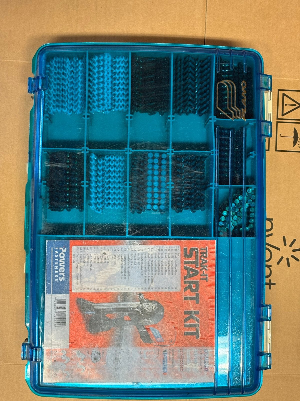 Trak-It Start Kit met diverse bevestigingsmaterialen, Ophalen, Zo goed als nieuw, Minder dan 50 mm, Overige typen
