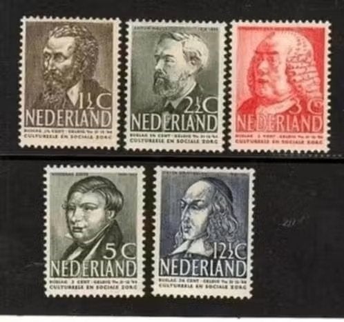 nederland nvph 318 - 322 (ongebr), Verzenden, T/m 1940, Postfris