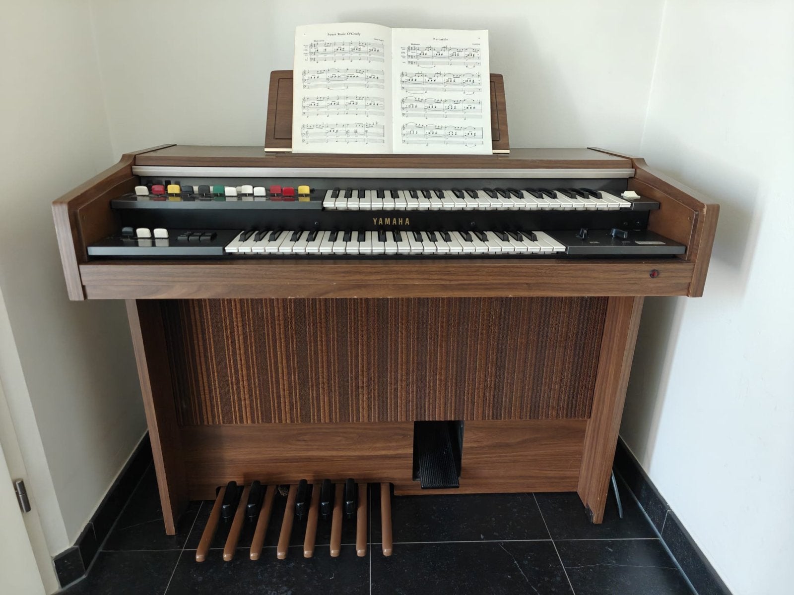 Yamaha Electone B-5DR Elektronisch Orgel met Opbergvak, Ophalen, Gebruikt, 2 klavieren, Orgel