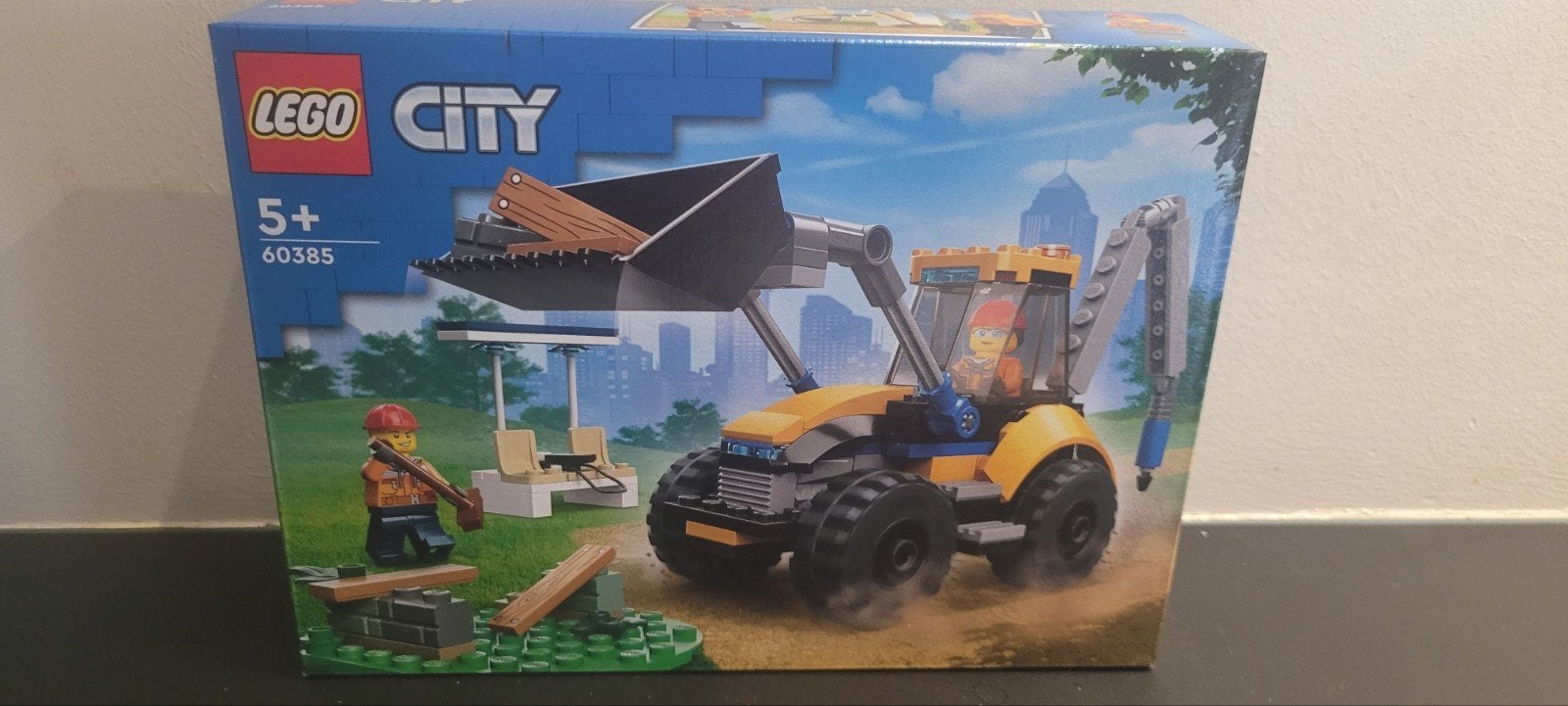 Lego City 60385 Bouwvoertuig met Graafmachine, Kinderen en Baby's, Speelgoed | Duplo en Lego, City, Lego, Nieuw, Ophalen of Verzenden