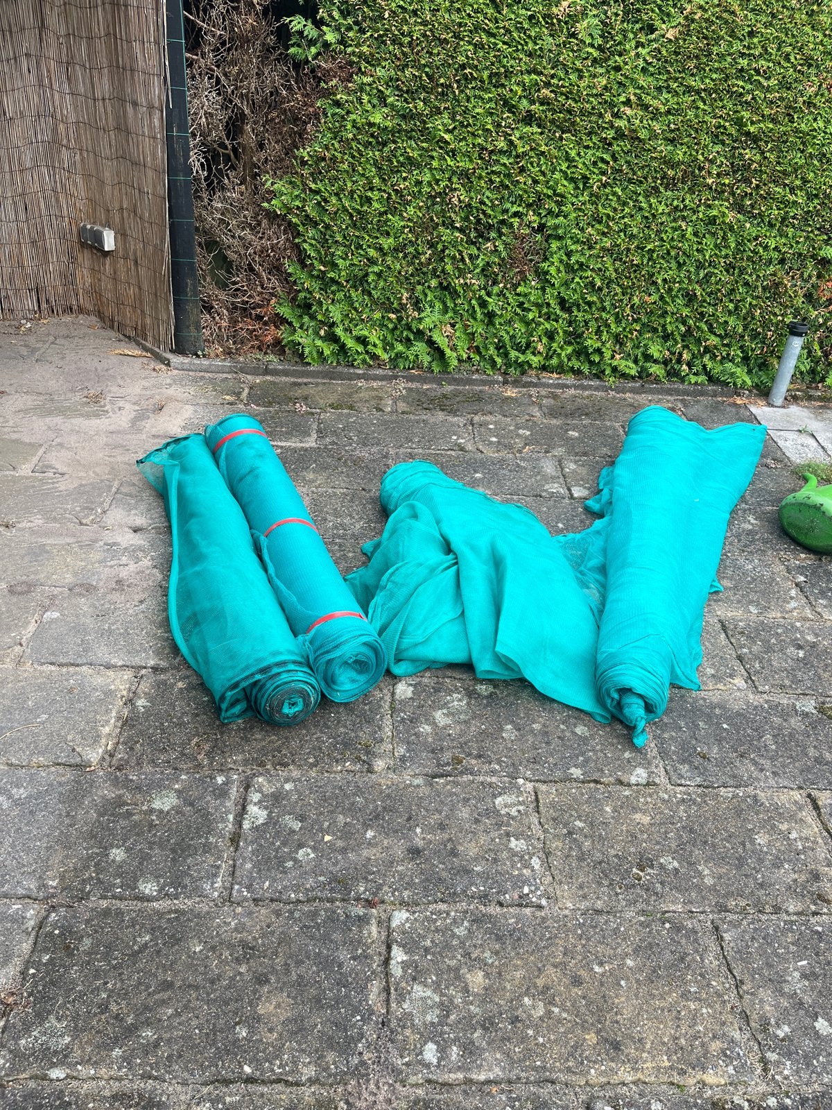 schaduwdoek/steigergaas/zichtdoek voor hekwerk of balkon, Ophalen, Gebruikt, Kunststof, Overige typen