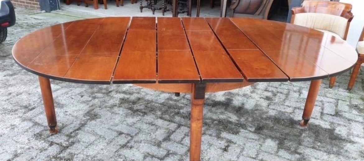 Uitschuifbare Eetkamertafel - Schuitema Jugendstil Shaker, Ophalen