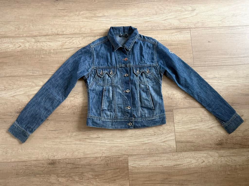Spijkerjack maat S, merk GSUS, Ophalen of Verzenden, Zo goed als nieuw, Blauw