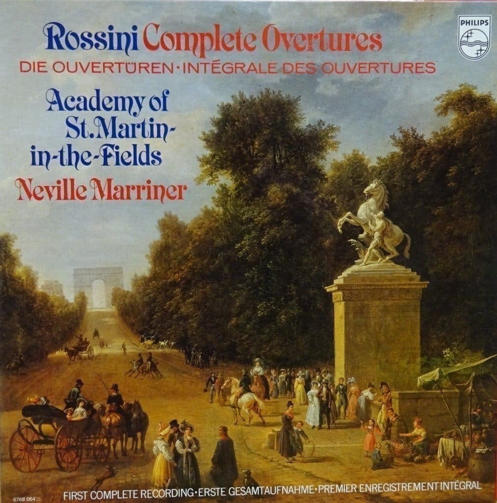 Rossini Neville Marriner–Complete Overtures 4LP BOX, Kamermuziek, Verzenden, Zo goed als nieuw, 12 inch
