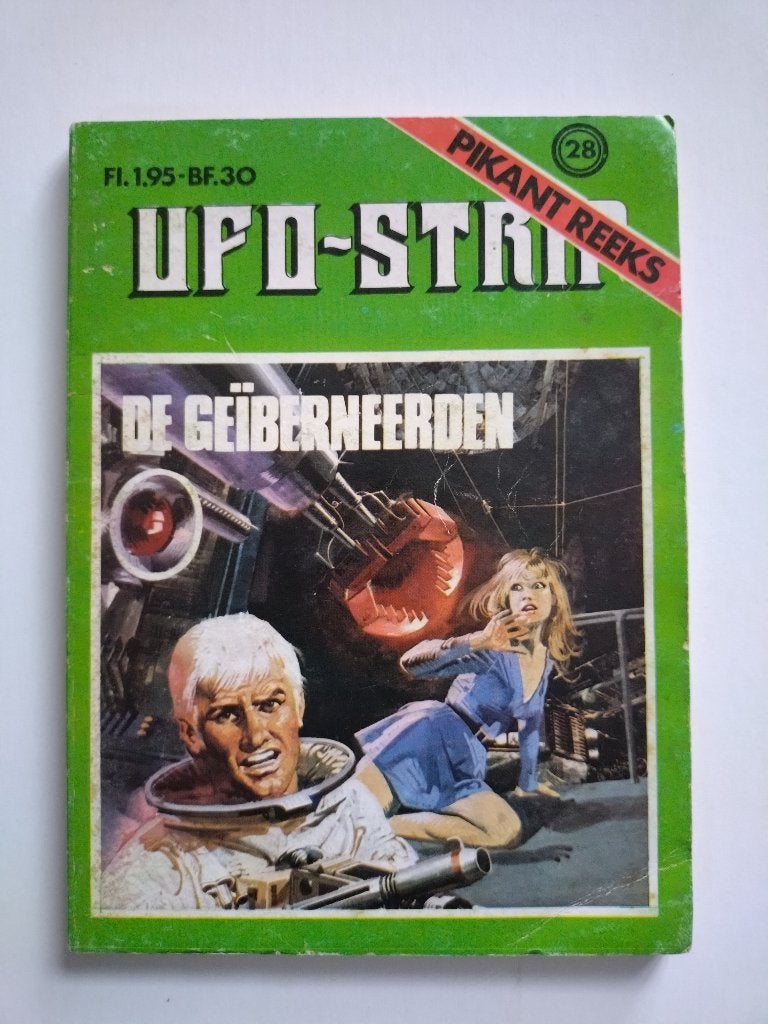 PIKANT REEKS 28 - UFO-STRIP  DE GEÏBERNEERDEN, Gelezen, Eén stripboek, Ophalen of Verzenden, Alessandro Biffignandi