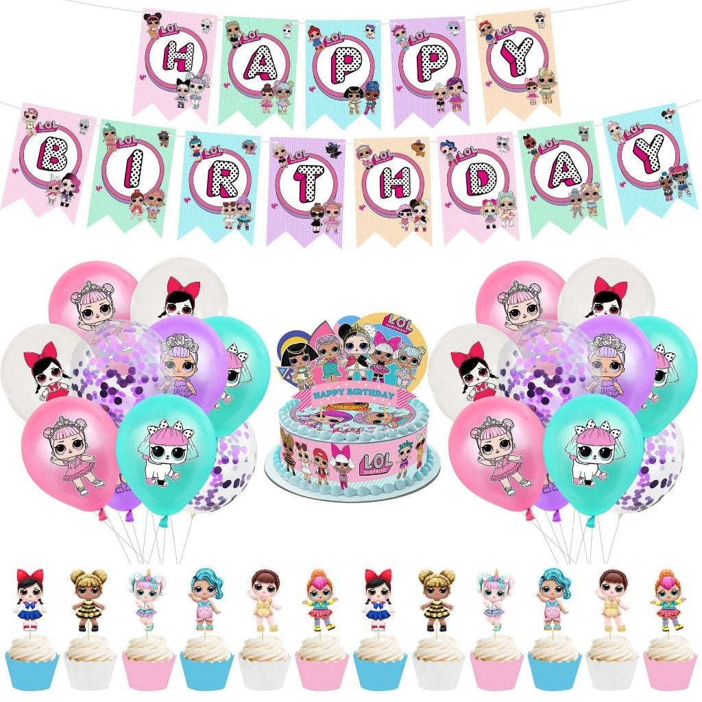 L.O.L. / LOL Suprise Doll - Verjaardag Versiering / Birthday, Versiering, Contact@gatesgroup.nl, Verjaardag, Ophalen of Verzenden