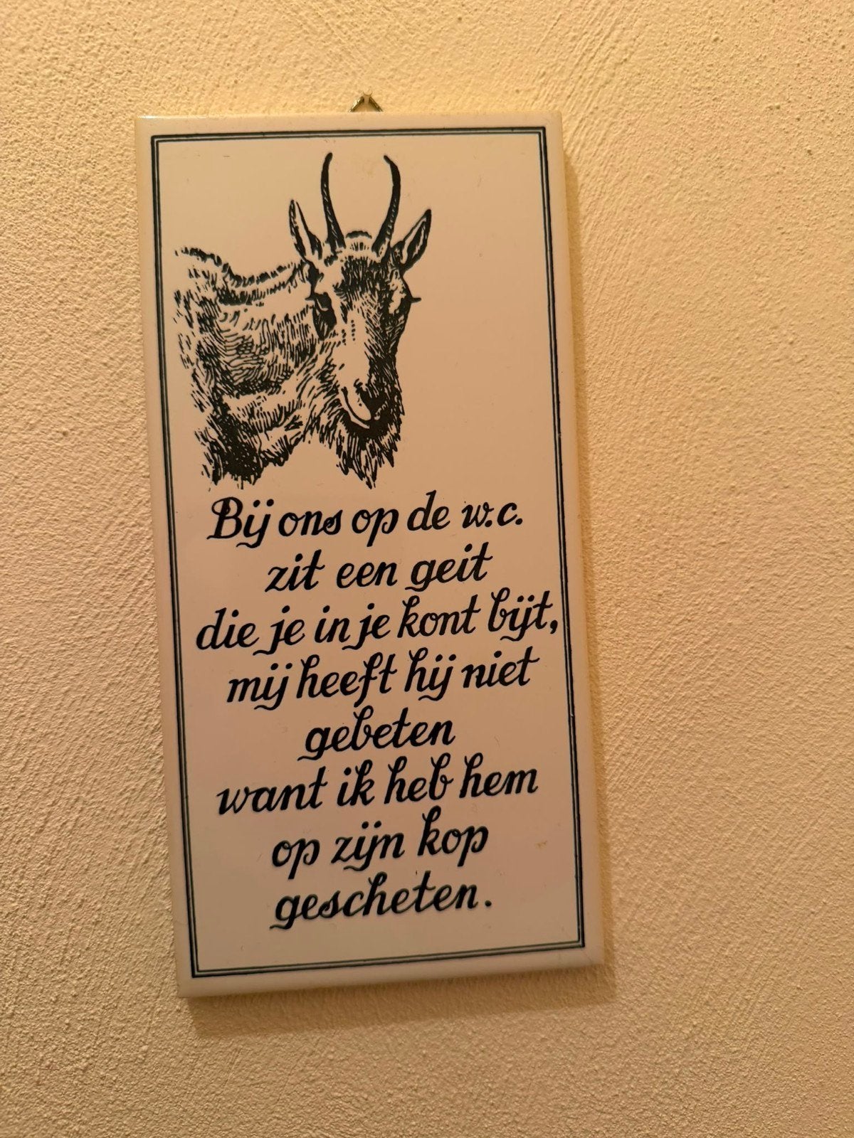 tegeltjes, Ophalen