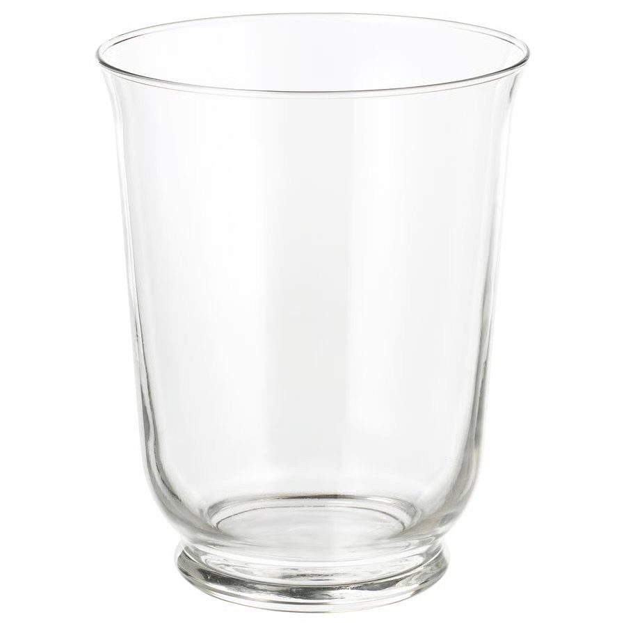 Ikea Pomp vaas - Transparant glas, Ophalen, Zo goed als nieuw, Transparant, Glas