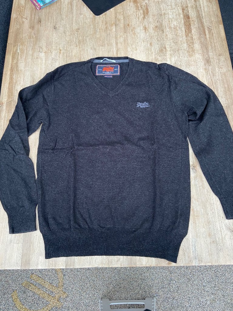 trui zwart Superdry, Verzenden, Zwart, Maat 56/58 (XL), Zo goed als nieuw