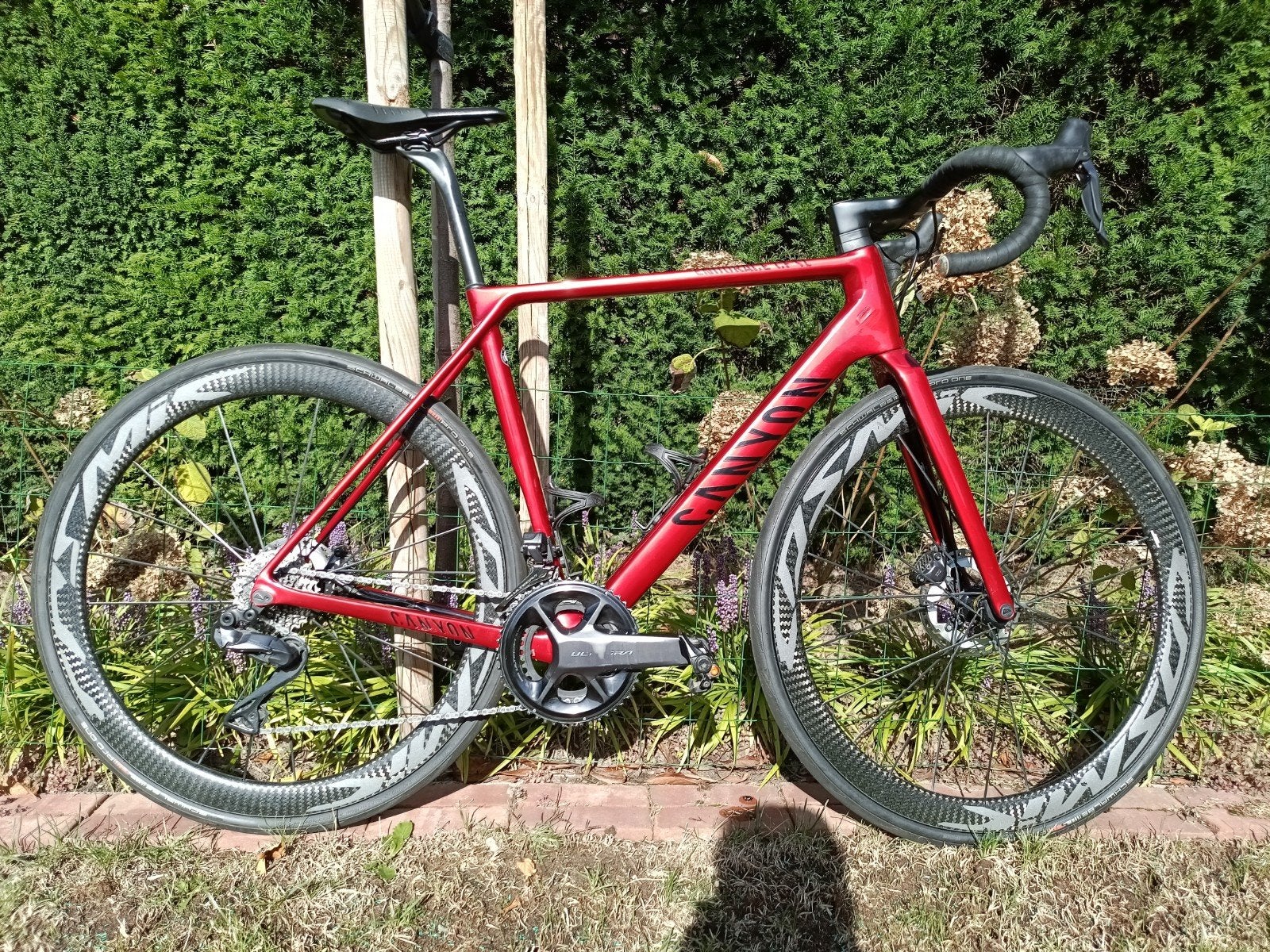 Canyon Endurace CF SL Disc 9.0 Di2 | Zipp Carbon | Topstaat, Fietsen en Brommers, Carbon, Zo goed als nieuw, Meer dan 20 versnellingen
