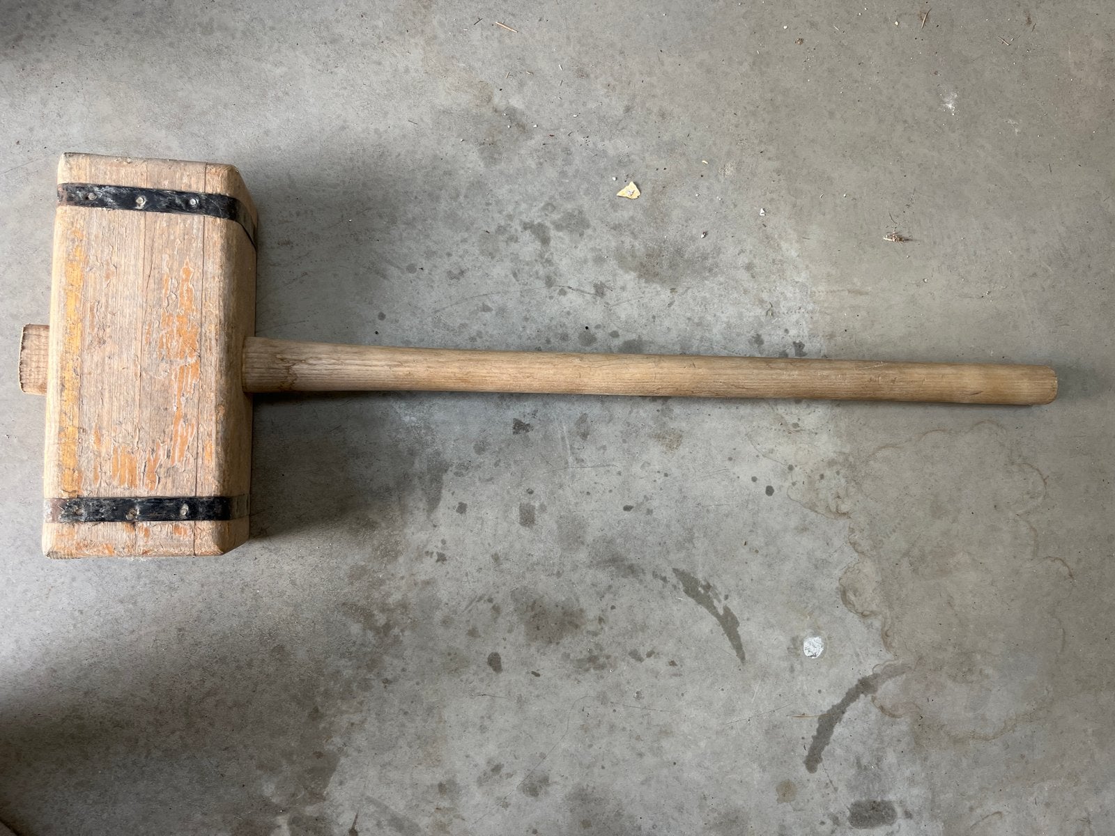 Grote houten hamer - Sleg - Gebruikt, Ophalen, Gebruikt, Hamer, Overige merken