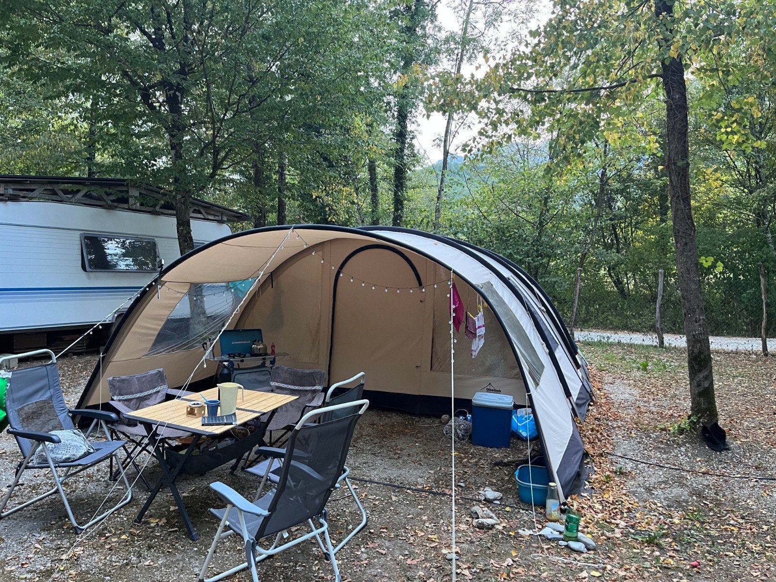 Obelink Tunneltent 7x4m met 6 slaapplaatsen, Ophalen