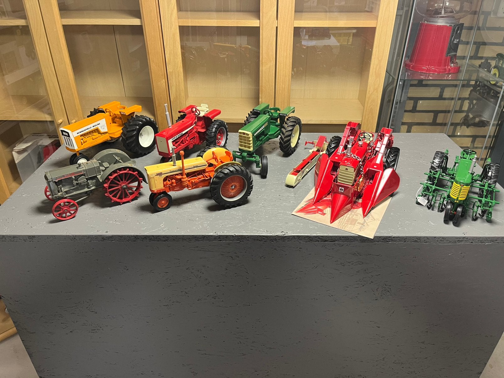 Verzameling Amerikaanse tractors Case Farmall  Oliver MM, Ophalen of Verzenden, Zo goed als nieuw, Tractor of Landbouw