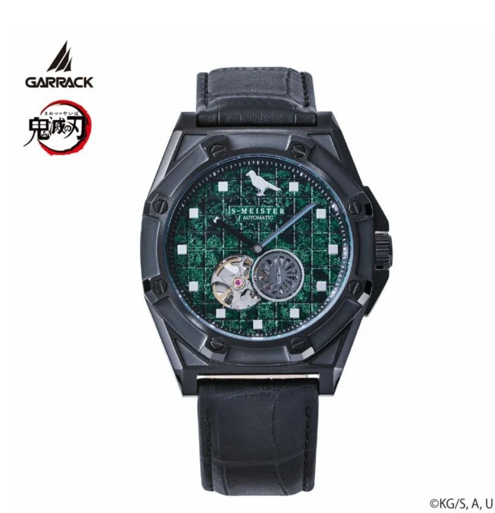 DEMON SLAYER GARRACK X S-MEISTER WATCH - KAMADO TANJIRO, Sieraden, Tassen en Uiterlijk, Overige merken, Leer, Staal, Polshorloge