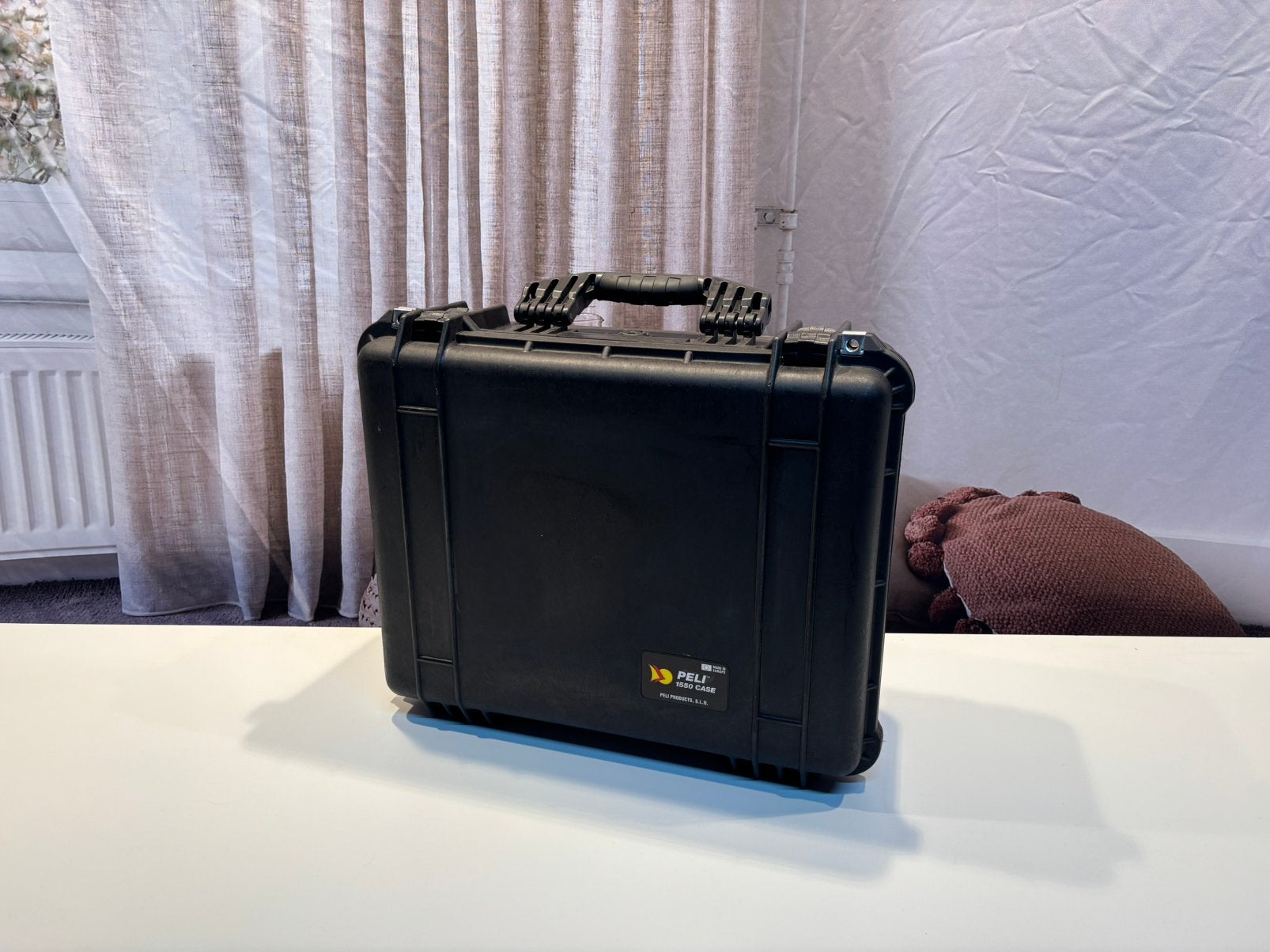 PELI 1550 Protector Case met vakverdeling & schuim, Verstelbare indeling, Gebruikt, Overige typen, Ophalen of Verzenden