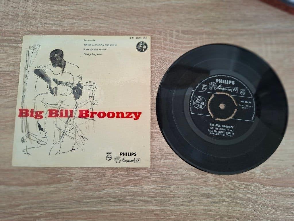 Big Bill Broonzy/Big Bill Broonzy/ EP 1957, Ophalen of Verzenden, Gebruikt