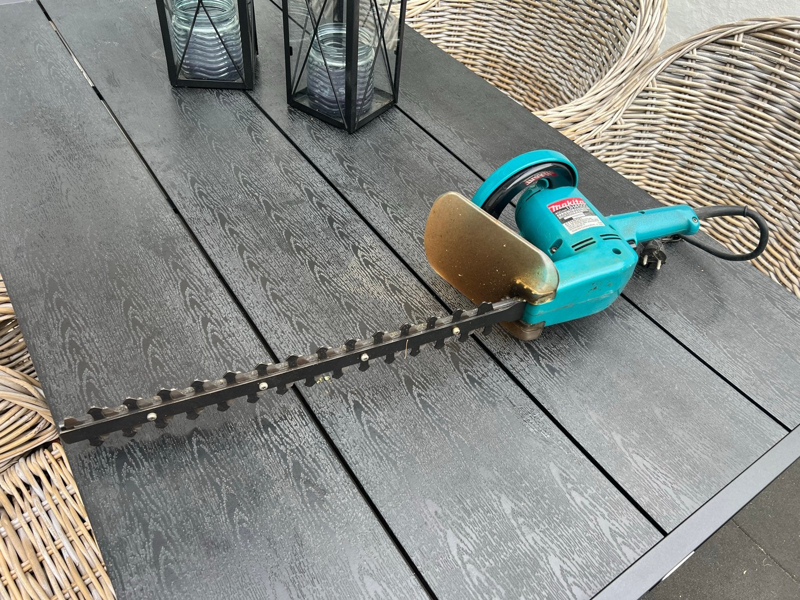 Makita Heggenschaar UH4500 - Elektrisch, 450mm blad, Tuin en Terras, Ophalen, Gebruikt, Elektrisch