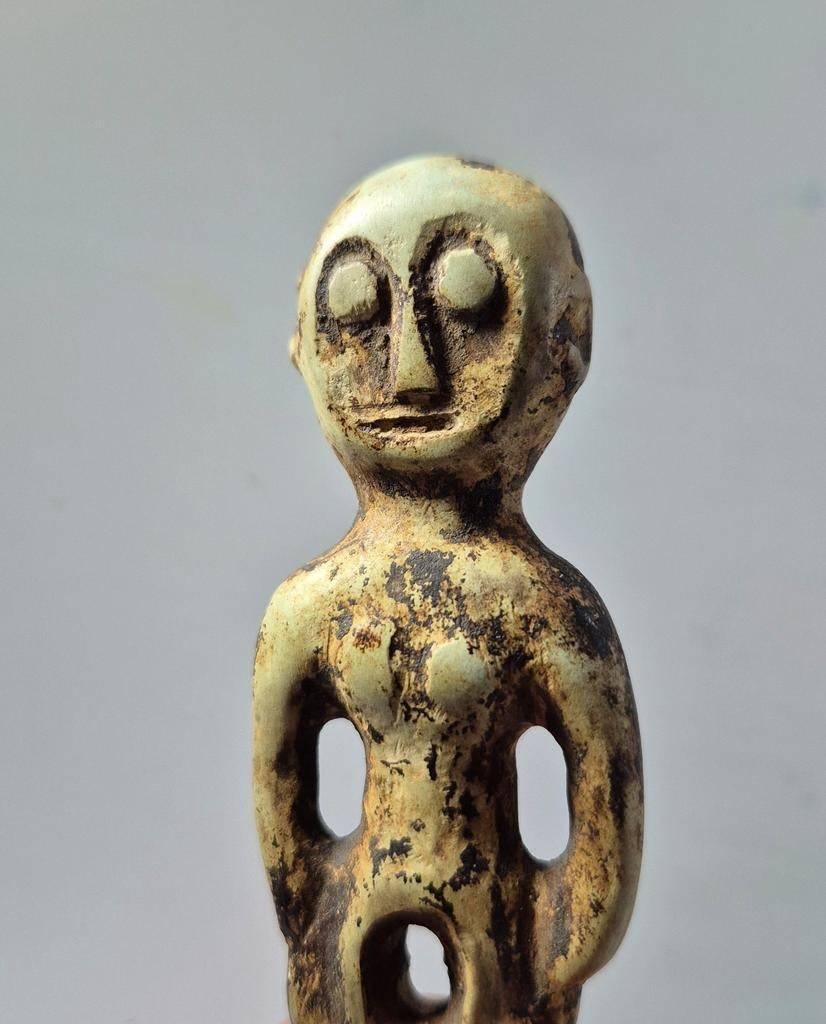 Oud jade amulet beeldje, mogelijk Hongshan culture, Ophalen of Verzenden