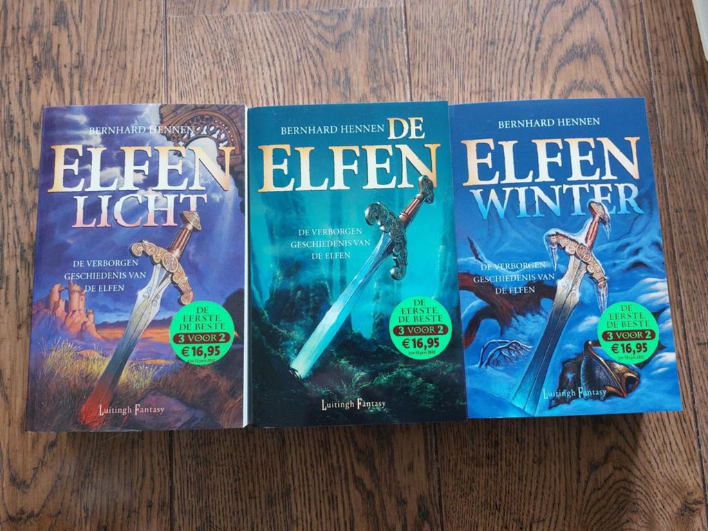 Elfen Licht, Elfen en Elfen Winter - Bernhard Hennen, Boeken, Fantasy, Zo goed als nieuw, Ophalen of Verzenden