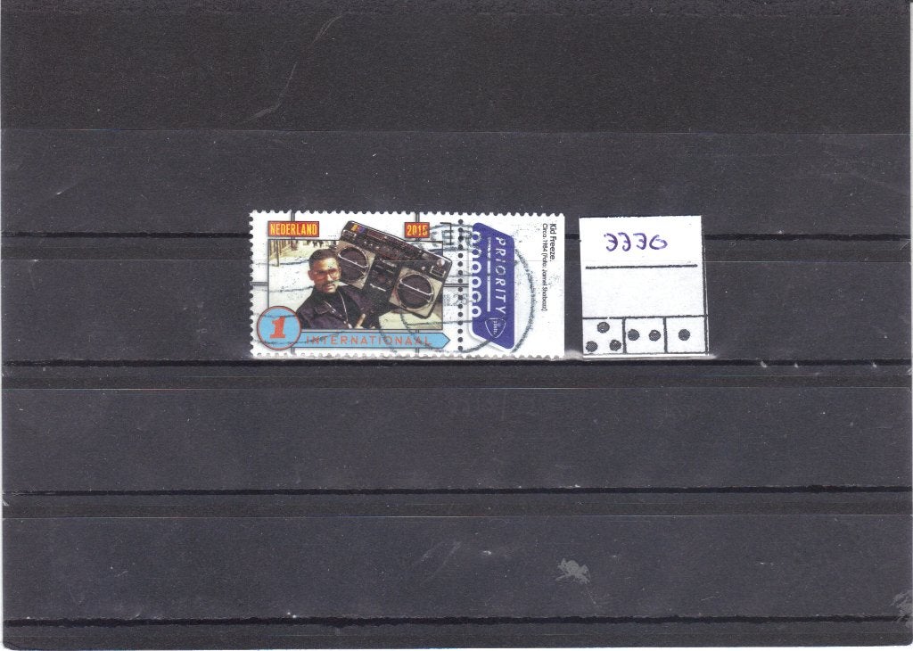 Nederland NVPH 3330 met tab gest, Ophalen of Verzenden, Gestempeld