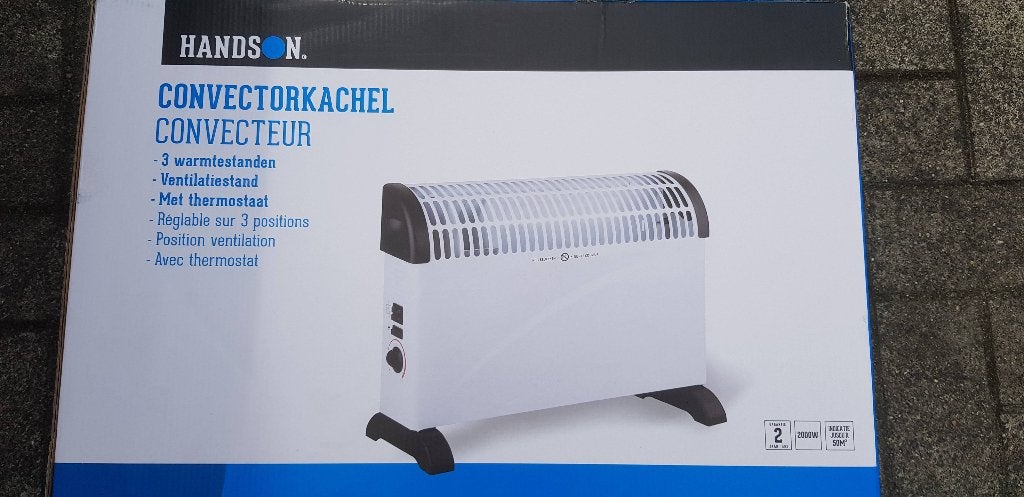 Handson Covectorkachel Turbo te koop, Ophalen, 30 tot 80 cm, Minder dan 60 cm, Kachel