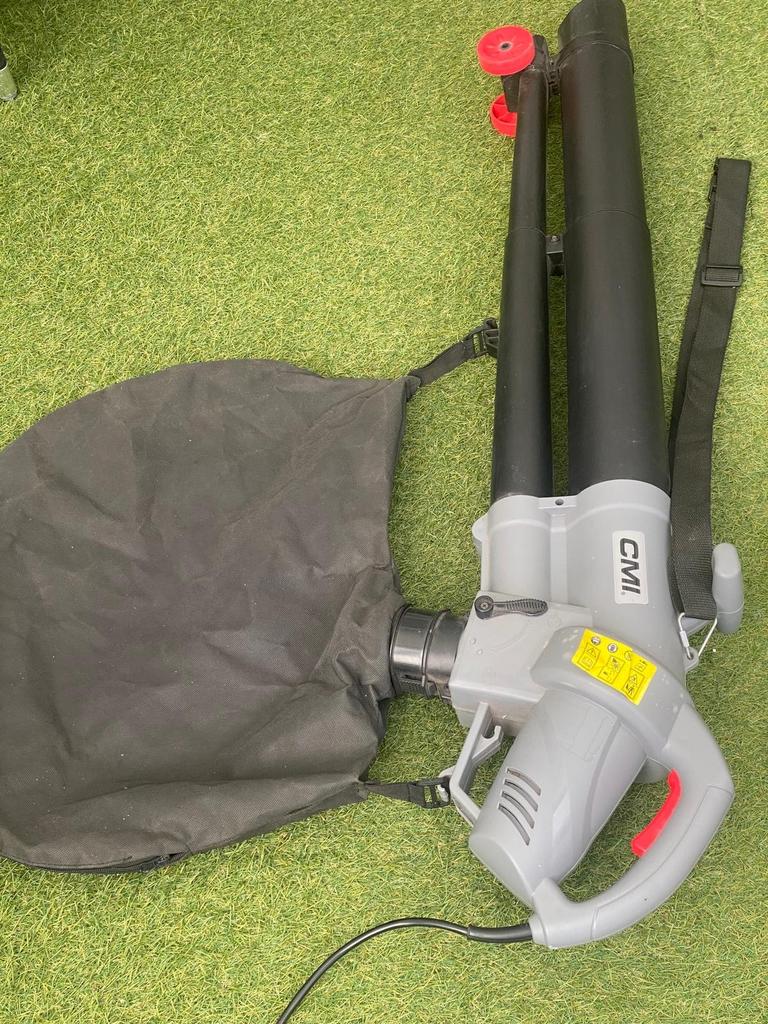 CMI Bladblazer/Bladzuiger - Zo goed als nieuw, Tuin en Terras, Ophalen, Handgedragen, Zo goed als nieuw, Met opvangzak