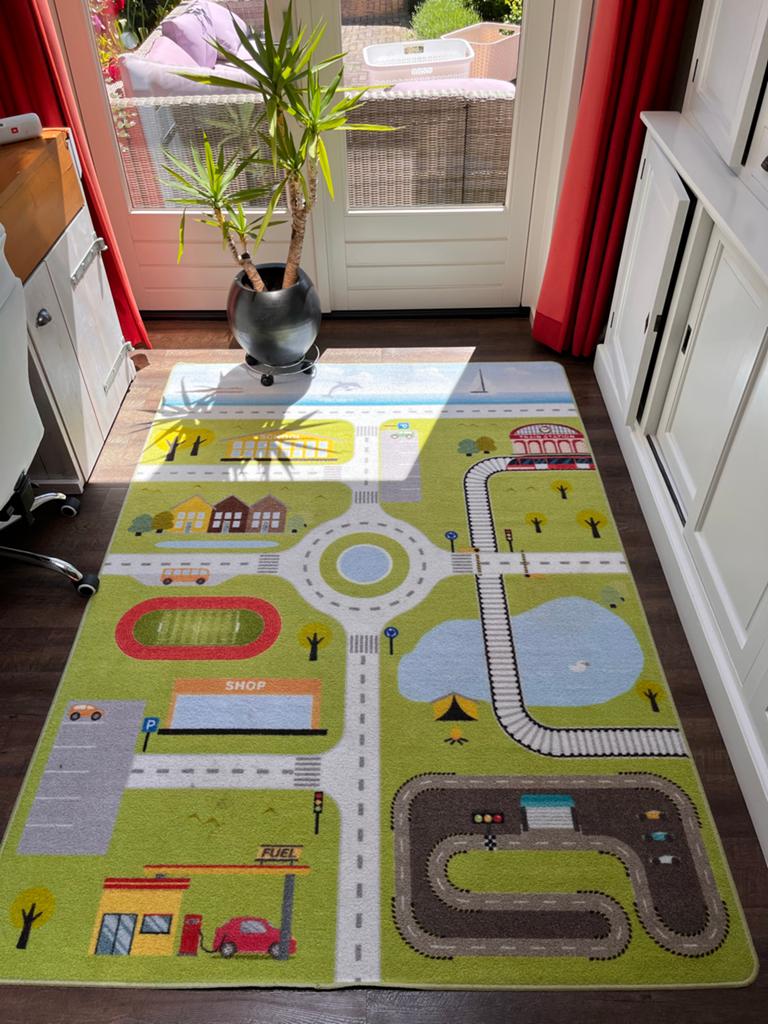 Volero Speelmat Autobaan 230x160 voor Kinderkamer, Ophalen, Gebruikt, 150 tot 200 cm, 200 cm of meer