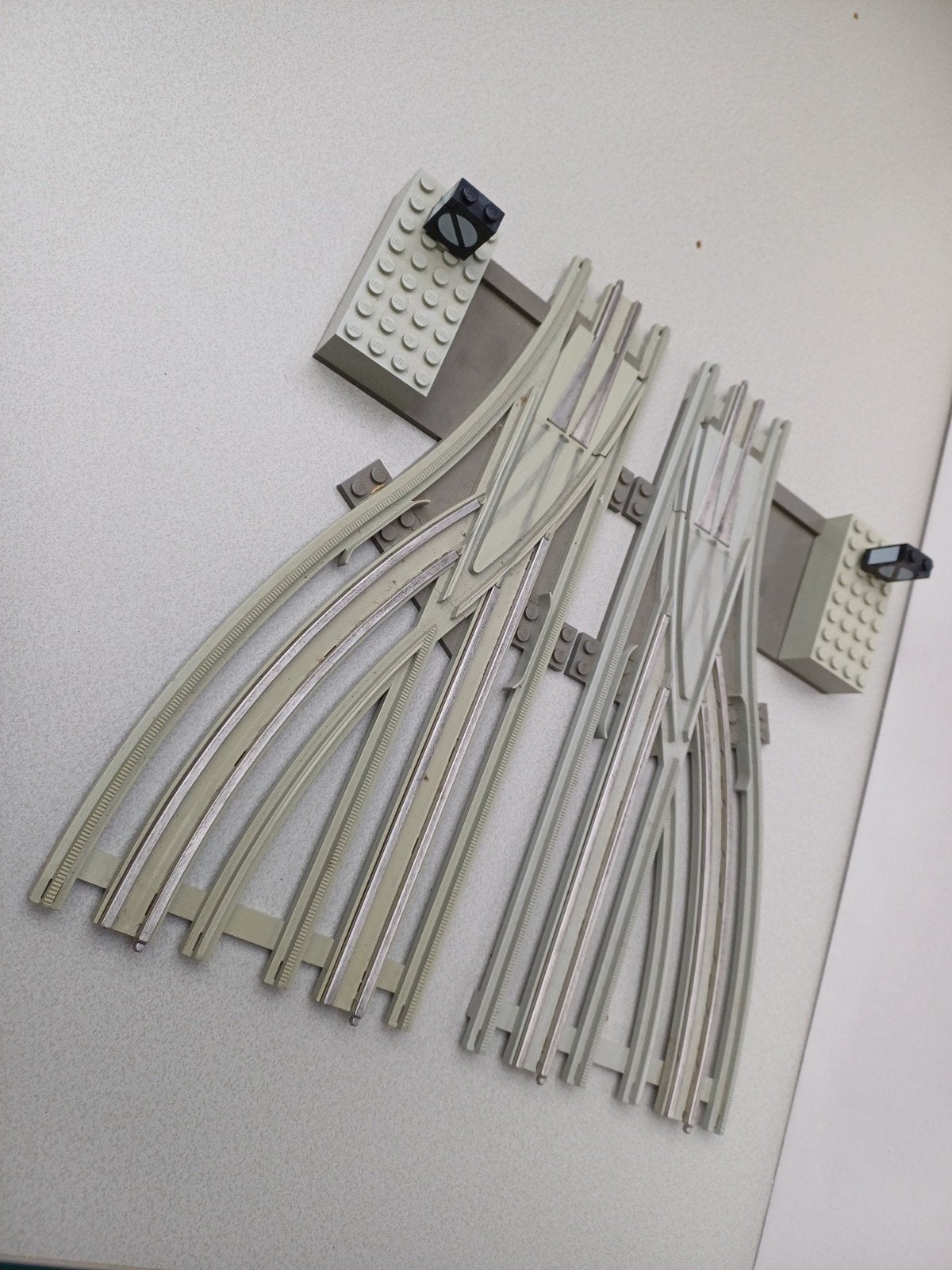 Lego trein rails wissels, Ophalen of Verzenden, Gebruikt