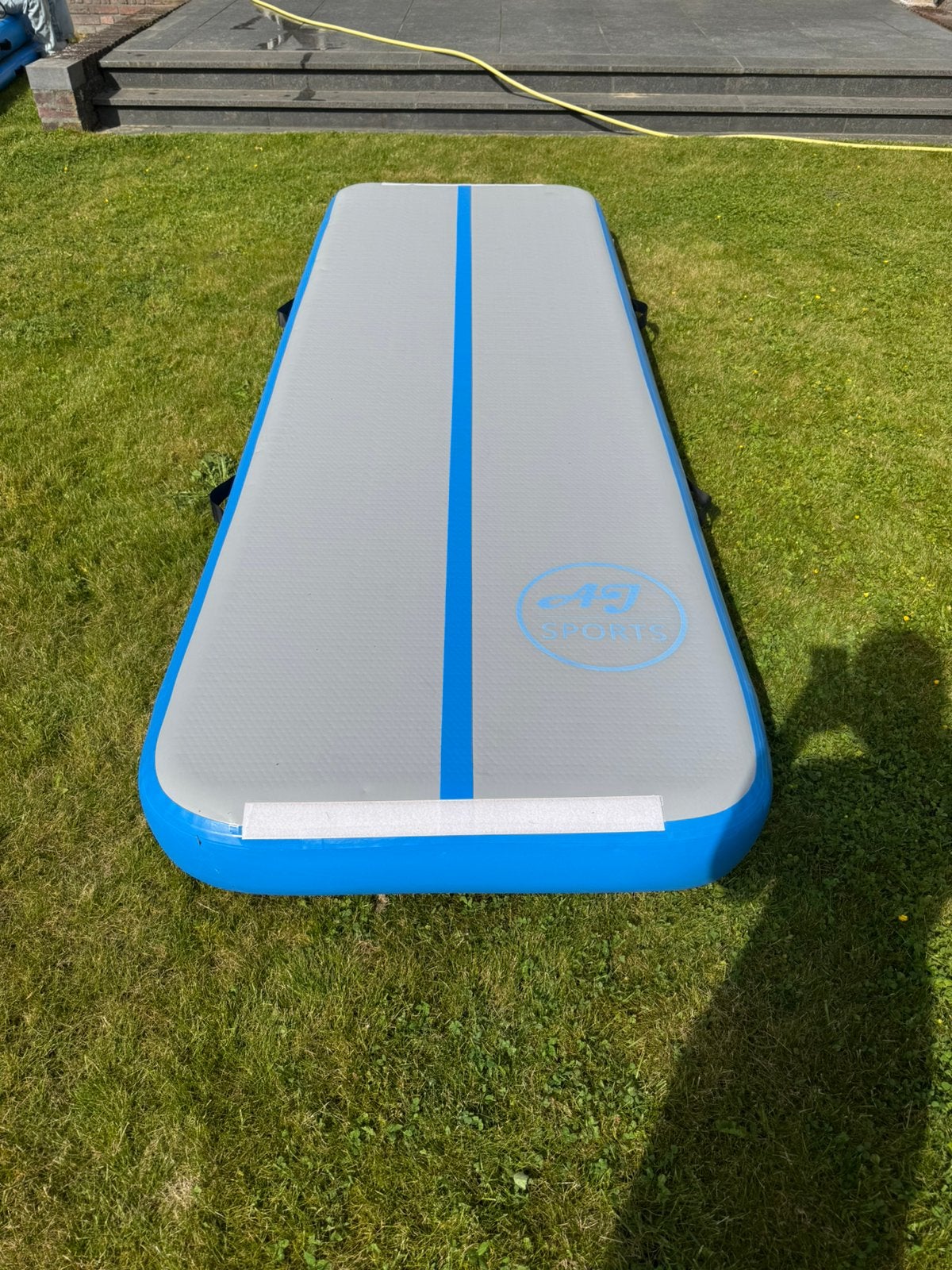 Airtrack/tumbling 3 meter, Kindermaat 122 t/m 140, Ophalen, Zo goed als nieuw, Materiaal