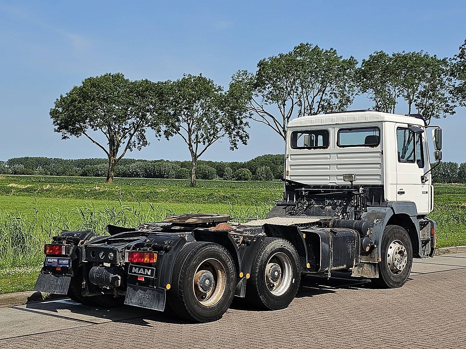 M.A.N. 26.403 F2000 6x4 manual, Euro 2, MAN, Wit, Bedrijf