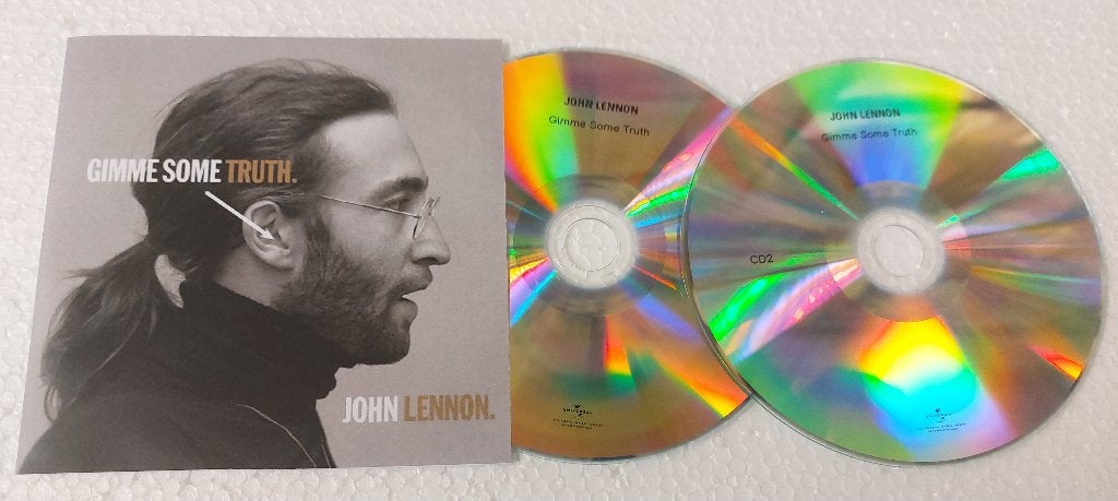 John Lennon PROMO 2CD Engeland Gimme Some Truth Beatles, Verzenden, Zo goed als nieuw, Eerste persing